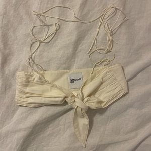 Orseund Iris Cha Cha top- white cotton